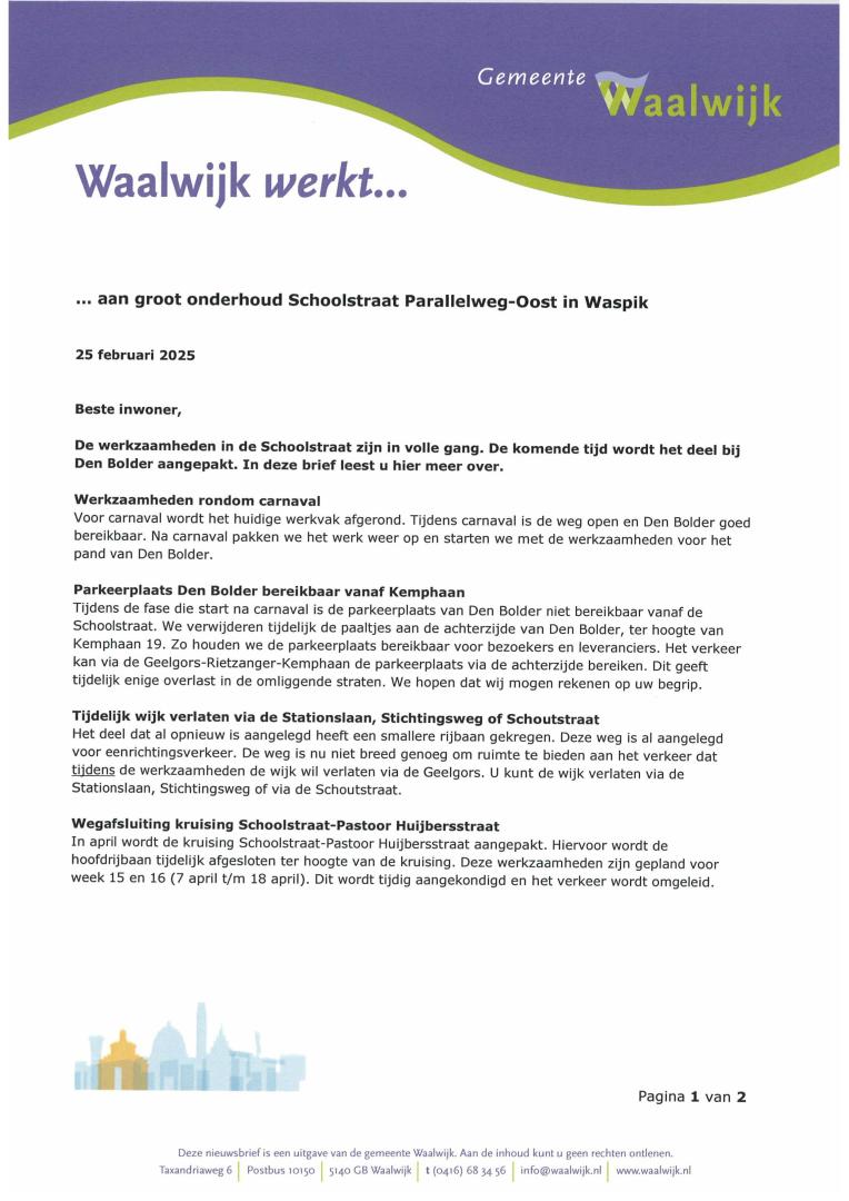 bewonersbrief_werkzaamheden_ter_hoogte_van_den_bolder-afbeeldingen-0 Den Bolder na carnaval slecht bereikbaar door wegwerkzaamheden - Den Bolder