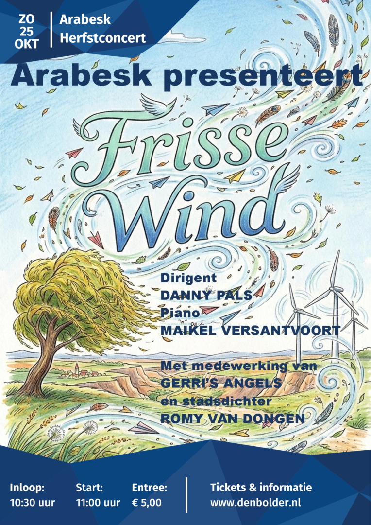 Arabesk Herfstconcert Frisse Wind